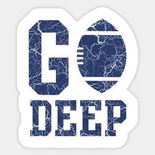 Football Go Deep Sticker